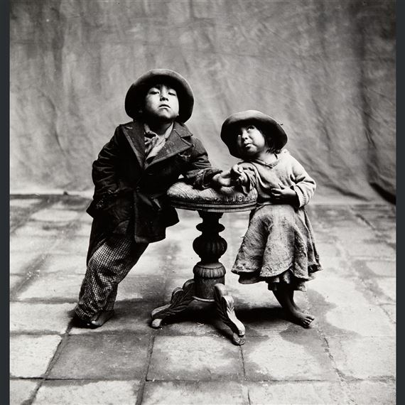 Cuzco (two children) by Irving Penn, 1948