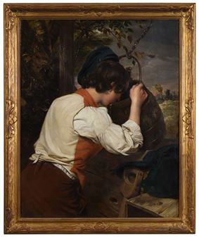 Boy Drinking - John Thomas Peele