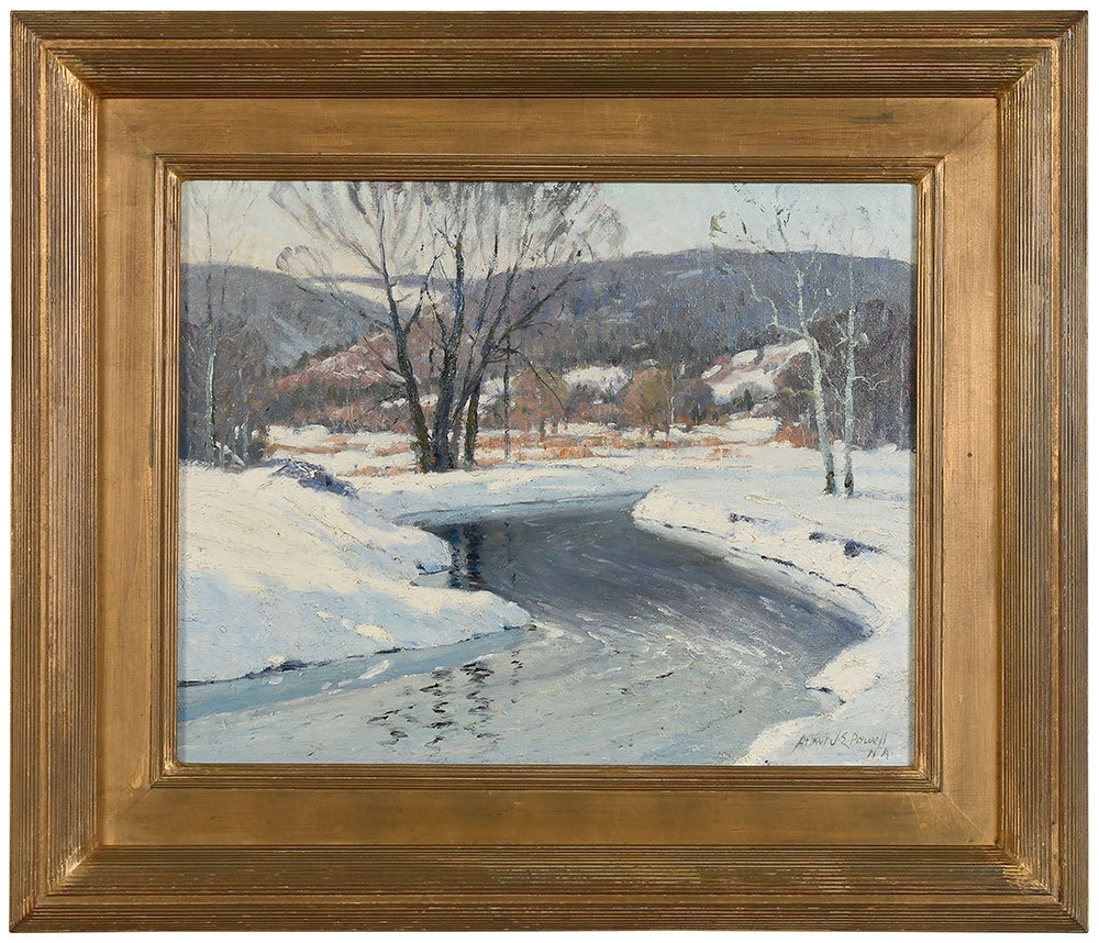 Arthur James Emery Powell Winter on the Ten Mile River