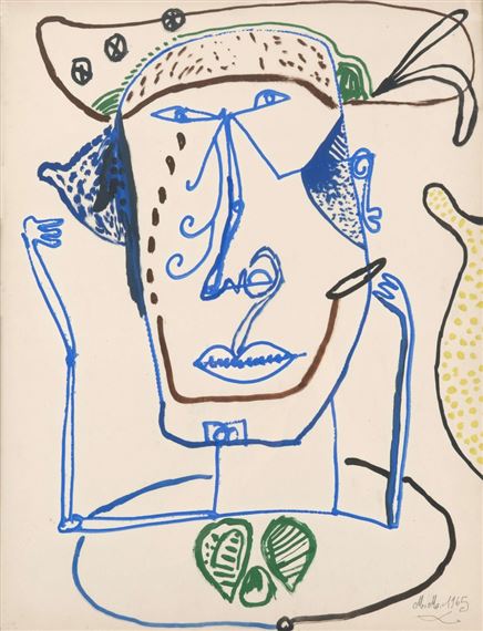 SANS TITRE by Michel Macréau, 1965