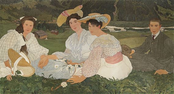 PORTRAITS À GRINDELWALD by Ernest Biéler, 1906