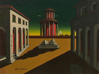 Giorgio de Chirico、Piazza d'Italia con Piazza d'Italia by Giorgio de Chirico | Obelisk Art History