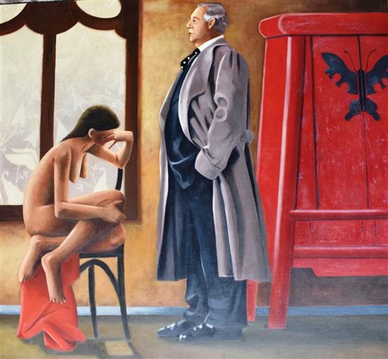 Artwork by Al Skaw, Atonement, Made of Oil on canvas