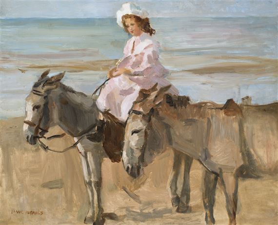 ON SCHEVENINGEN BEACH by Isaac Israëls