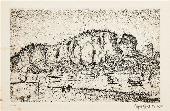 Mcdonnell Ranges Central Aust. by Lloyd Rees, 1978