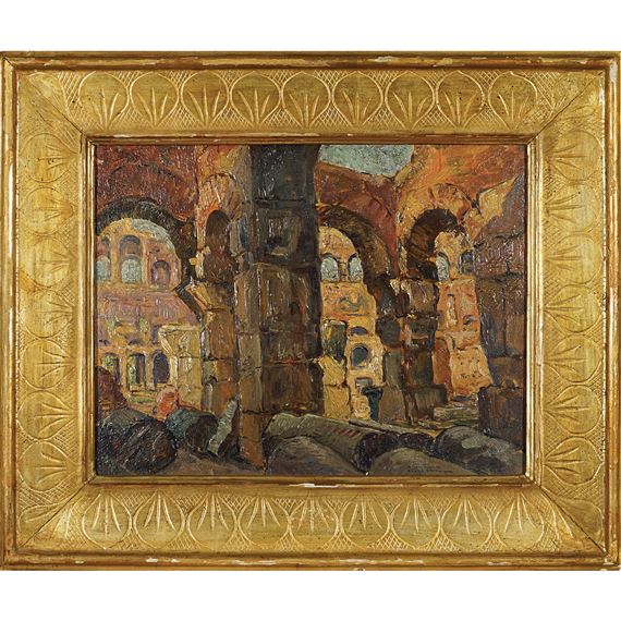 Roma, Il Colosseo by Roman School, 20th Century