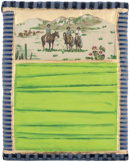 Los Três Amigos by Leda Catunda, 2010