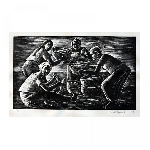 Fish Vendors by Anita Magsaysay-Ho, 1997