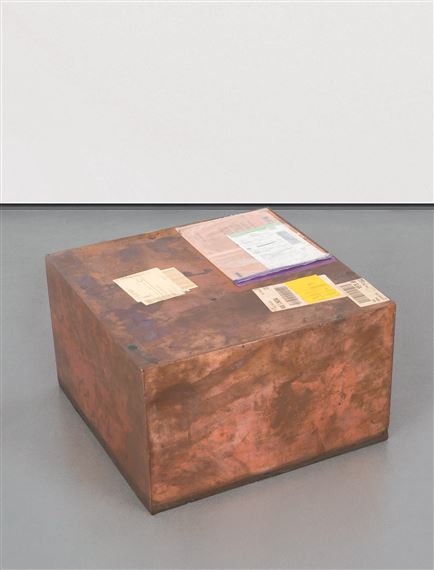 Fedex® Kraft Box ©2005 FEDEX 157872 10/05 SSCC, International Priority, Los Angeles- Bruxelles trk#861718438271, August 31 - September 2, 2011, International Priority Bruxelles- Paris trk#874126027768, September 9 by Walead Beshty, 2011