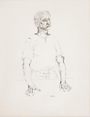 THE CUSTOMER by Russell Drysdale