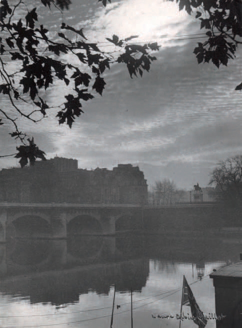 Le Pont Neuf et la statue de Henri IV, Paris by Laure Albin-Guillot, circa 1935