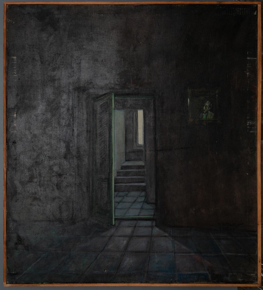 Artwork by Manouchehr Motabar, LIGHT, Made of oil on canvas