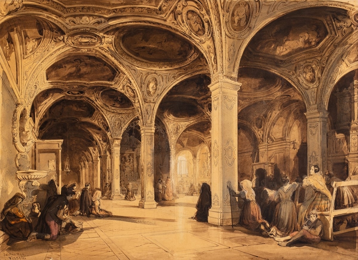 achille-vianelli-salerno-the-crypt-in-the-cathedral-1844-mutualart