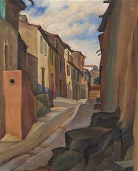 Street in Collioure - Vilém Kafka