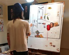 Emilio Villalba Chronicles the "Symbols of Death, Signs of Life" at Modern Eden Gallery