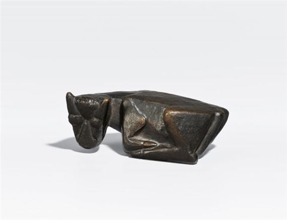 Lying cow by Ewald Mataré, 1945