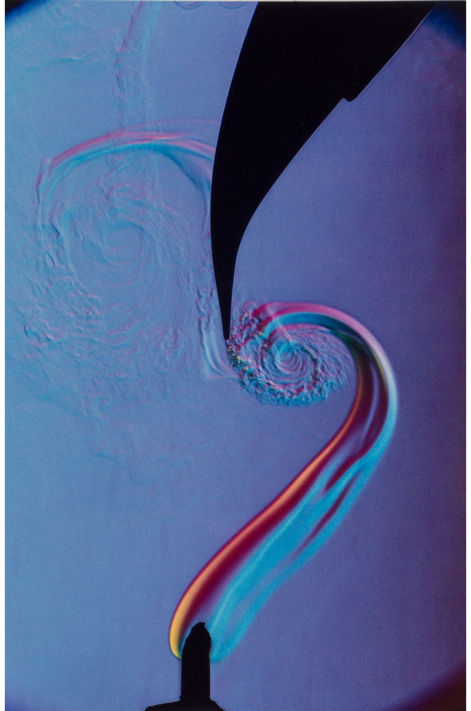 Harold Eugene Edgerton Fan and Flame, Schlieren Technique (1973