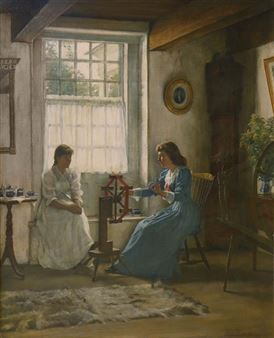 Women in interior Picture