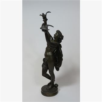 Femme aux colombes - Charles Alphonse A. Gumery