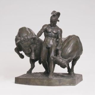 Roman Gladiator with Bulls - Walter Lenck