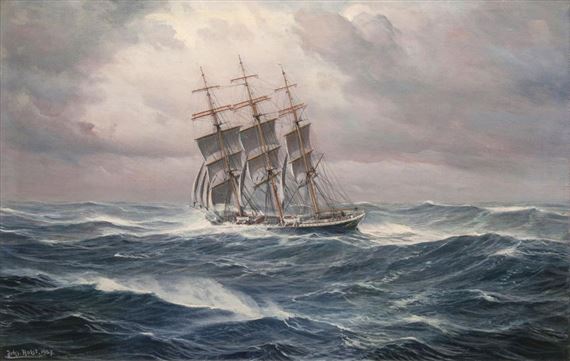 The Tall Ship Posen by Johannes Holst, 1957