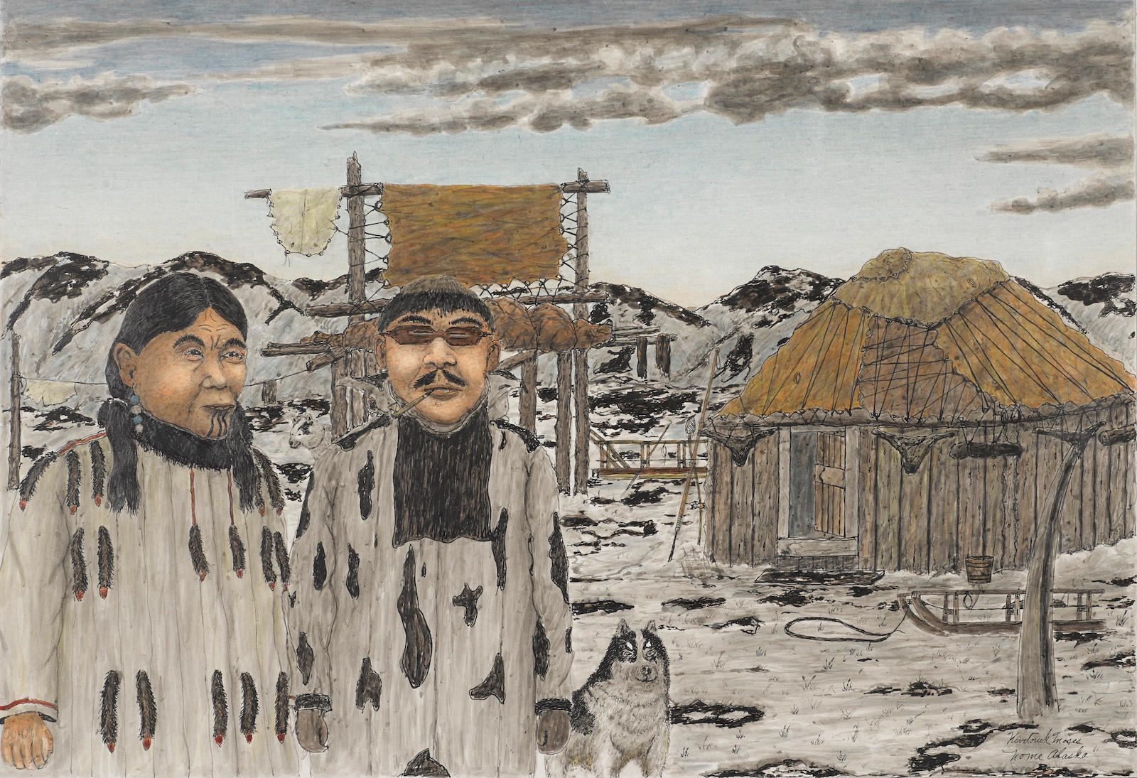 Kivetoruk Moses | Inupiat/Inupiak) Mr & Mrs Napasuk Big Chief East Cape ...
