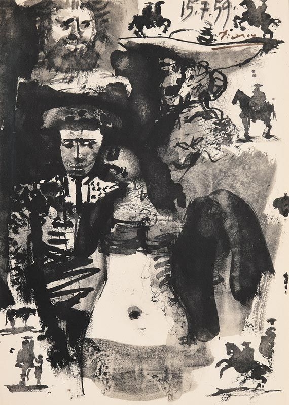 Toros Y Toreros by Pablo Picasso, 1957