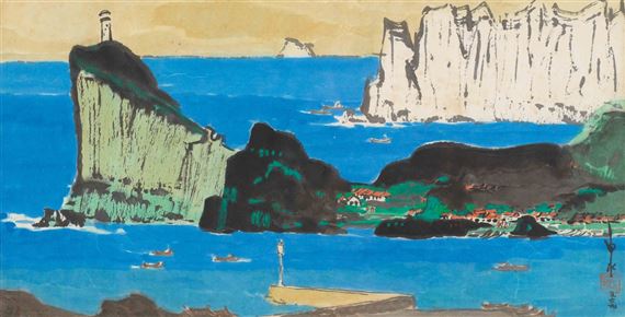 Landscape by Ma Pai-Sui, 1969
