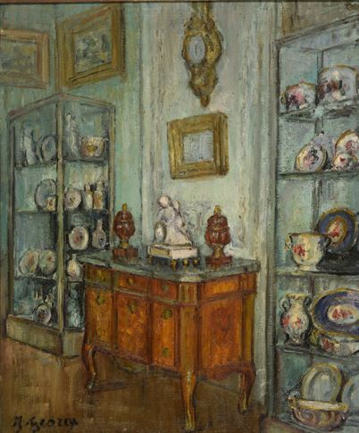 J. Georges | Intérieur bourgeois | MutualArt