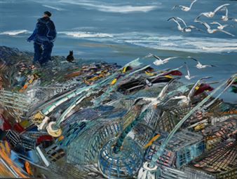 Casiers sur la dune - Christian Sanseau