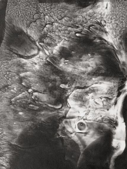 Surrealistic abstraction (Running emulsion) by Lou Landauer, 1941