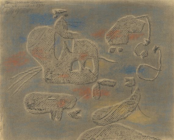 Moby Dick in schwebender Welt (Moby Dick in a floating world)