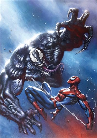 spiderman vs venom drawings