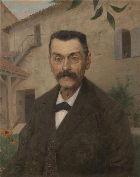 Portrait de Georges Marchand, père du Commandant Marchand by Maurice Chabas, 1899