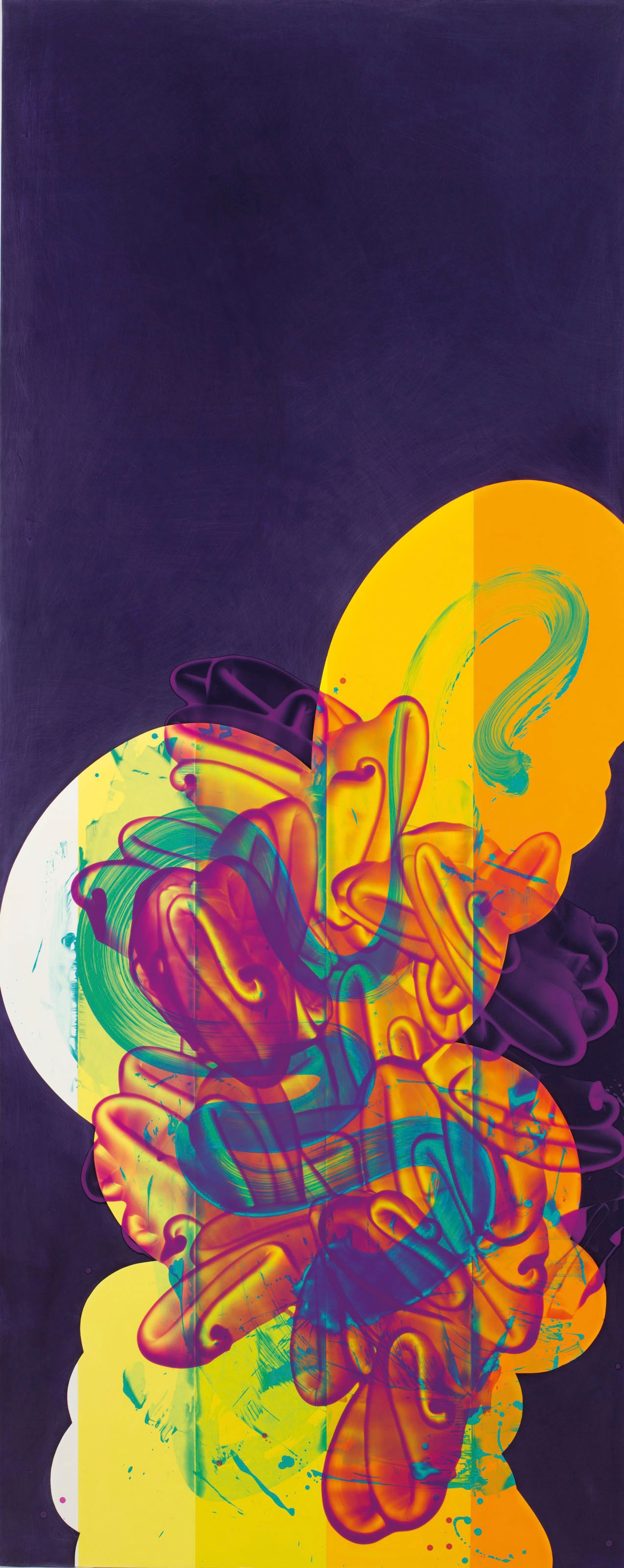 David Reed | 2 Works: #516; Working Drawing for #516 #516 (2001 - 2004 ...