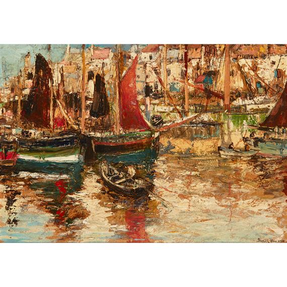 A BRETON HARBOUR by James Kay