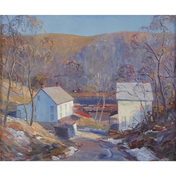 LOOKING AT THE QUARRIES by John Emil Berninger, 1930
