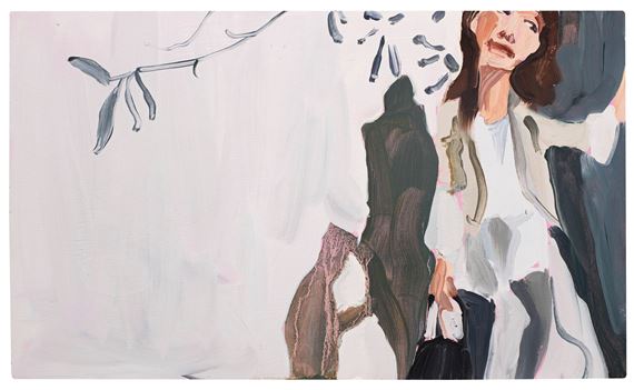 Backstage by Chantal Joffe, 2007-2008