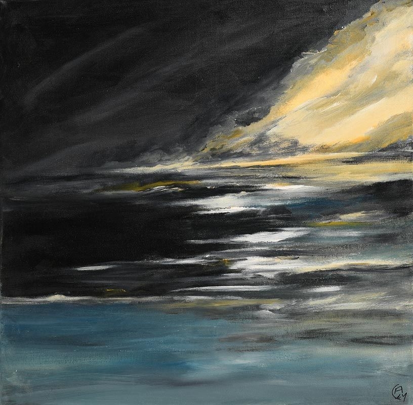 Artwork by Ann Mueller, Approaching Storm, Made of oil on canvas