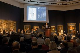 Christie's Sale Led by Very Rare Drawing by Lucas Van Leyden
