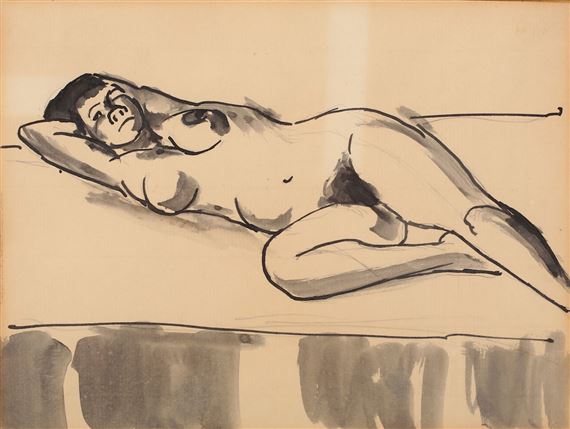 Nude by Josef Herman