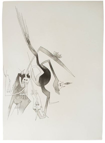 Wifredo Lam | Contre une maison sèche (1975) | MutualArt