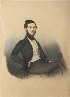 Portrait d'Augustine de Lauhannier, née Duflos de Saint Amand - Clotilde Gerard