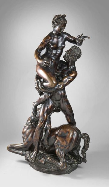 Artwork by Adriaen de Vries, Hercule, Déjanire et le centaure Nessus, Made of Bronze