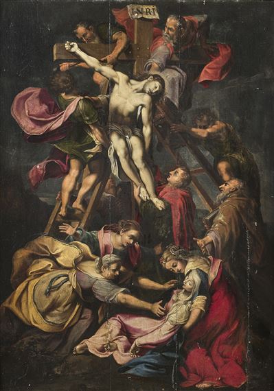 Italian School 18thcentury La Deposition Du Christ Mutualart