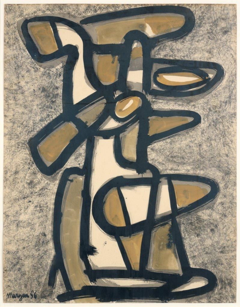 Artwork by Maryan S. Maryan, SANS TITRE, Made of Gouache on paper