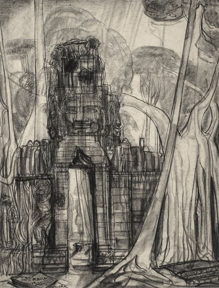 Angkor Vat le Bayon by André Maire, 1955