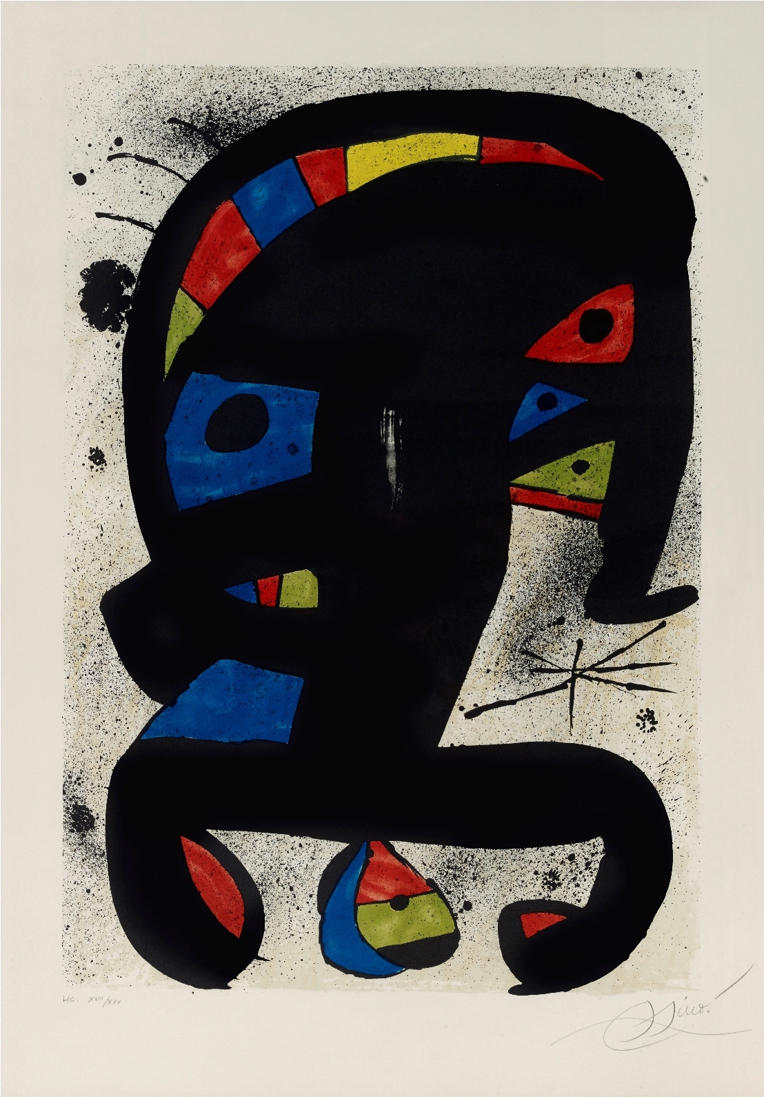 EL REI GARRELL by Joan Miró, 1979