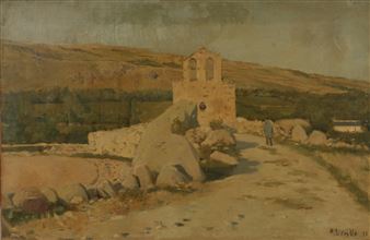 View of the hermitage of Jafra, Sitges - Miguel Utrillo Morlius