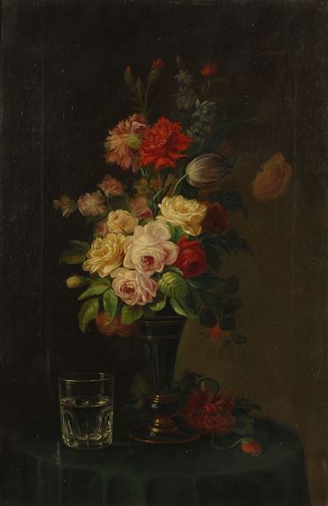 Flowers vase by Augusto Ramel